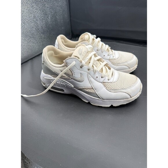 Nike Air Max Excee Athletic Shoes Womens Size 6 Sail White Lace Up CD5432-121 - Picture 1 of 7